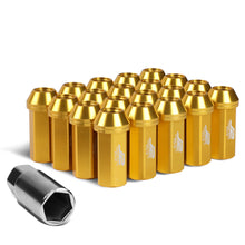 Load image into Gallery viewer, J2 Engineering Lug Nuts (M12 x 1.25) 20 Piece Set With Closed End for Acorn / Conical Wheels - Black / Blue / Gold / Red / Silver Alternate Image