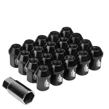 Load image into Gallery viewer, J2 Engineering Lug Nuts (M12 x 1.25) 20 Piece Set With Closed End - Black / Blue Red Alternate Image