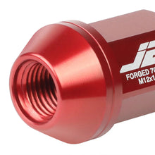 Load image into Gallery viewer, J2 Engineering Lug Nuts (M12 x 1.25) 20 Piece Set With Closed End - Black / Blue Red Alternate Image