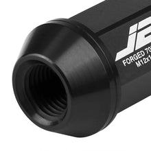 Load image into Gallery viewer, J2 Engineering Lug Nuts (M12 x 1.25) 20 Piece Set With Open Vertical Knurled Ring End - Black / Blue / Red Alternate Image