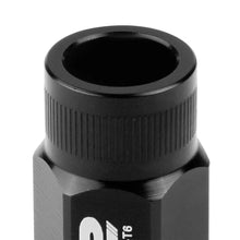 Load image into Gallery viewer, J2 Engineering Lug Nuts (M12 x 1.25) 20 Piece Set With Open Vertical Knurled Ring End - Black / Blue / Red Alternate Image