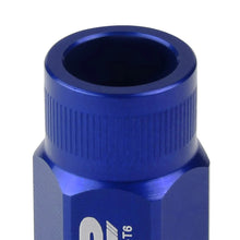 Load image into Gallery viewer, J2 Engineering Lug Nuts (M12 x 1.25) 20 Piece Set With Open Vertical Knurled Ring End - Black / Blue / Red Alternate Image