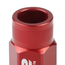 Load image into Gallery viewer, J2 Engineering Lug Nuts (M12 x 1.25) 20 Piece Set With Open Vertical Knurled Ring End - Black / Blue / Red Alternate Image