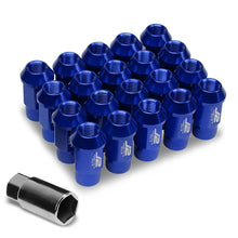 Load image into Gallery viewer, J2 Engineering Lug Nuts (M12 x 1.25) 20 Piece Set With Open Knurled or Smooth End for Acorn / Conical Wheels - Black / Blue / Gold / Red / Silver Alternate Image
