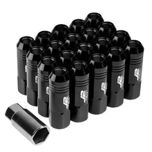 Load image into Gallery viewer, J2 Engineering Lug Nuts (M12 x 1.25) 20 Piece Set With Open End - Black / Blue / Red Alternate Image