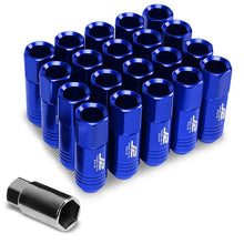 Load image into Gallery viewer, J2 Engineering Lug Nuts (M12 x 1.25) 20 Piece Set With Open Knurled or Smooth End for Acorn / Conical Wheels - Black / Blue / Gold / Red / Silver Alternate Image