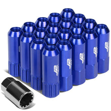 Load image into Gallery viewer, J2 Engineering Lug Nuts (M12 x 1.25) 16 Piece Set With Open End and Lock Nuts- Black / Blue / Red Alternate Image