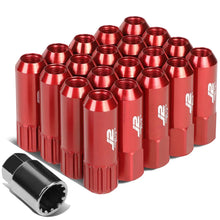 Load image into Gallery viewer, J2 Engineering Lug Nuts (M12 x 1.25) 16 Piece Set With Open End and Lock Nuts- Black / Blue / Red Alternate Image