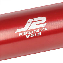 Load image into Gallery viewer, J2 Engineering Lug Nuts (M12 x 1.25) 16 Piece Set With Open End and Lock Nuts- Black / Blue / Red Alternate Image