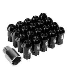 Load image into Gallery viewer, J2 Engineering Spiked Lug Nuts (M12 x 1.25) 20 Piece Set With Open Spline End - Black / Blue / Red Alternate Image