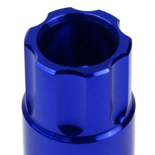 Load image into Gallery viewer, J2 Engineering Spiked Lug Nuts (M12 x 1.25) 20 Piece Set With Open Spline End - Black / Blue / Red Alternate Image