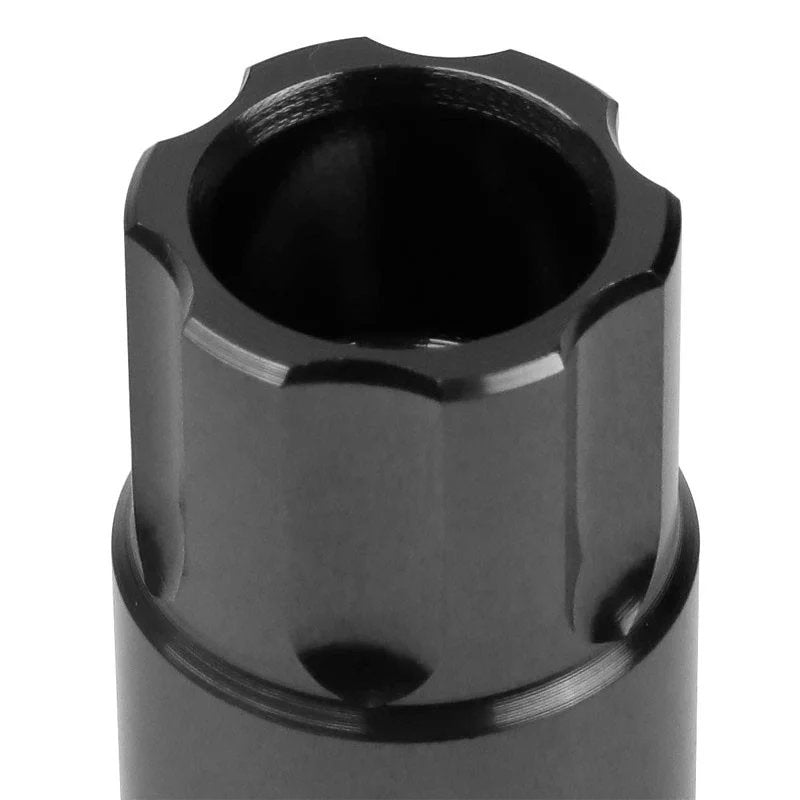 J2 Engineering Lug Nuts (M12 x 1.25) 20 Piece Set With Open End Spline for Acorn / Conical Wheels - Black / Blue / Gold / Red / Silver