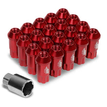 Load image into Gallery viewer, J2 Engineering Lug Nuts (M12 x 1.25) 20 Piece Set With Open End Spline for Acorn / Conical Wheels - Black / Blue / Gold / Red / Silver Alternate Image