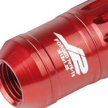 Load image into Gallery viewer, J2 Engineering Spike Lug Nuts (M12 x 1.25) 16 Piece Set With Open Knurled End and Lock Nuts- Black / Blue / Red Alternate Image