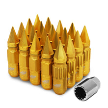 Load image into Gallery viewer, J2 Engineering Lug Nuts (M12 x 1.25) 20 Piece Set With Spiky or Open-End Cup - Black / Blue / Gold / Red / Silver Alternate Image