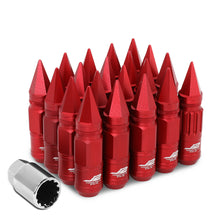 Load image into Gallery viewer, J2 Engineering Lug Nuts (M12 x 1.25) 20 Piece Set With Spiky or Open-End Cup - Black / Blue / Gold / Red / Silver Alternate Image