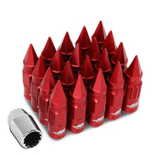 Load image into Gallery viewer, J2 Engineering Lug Nuts (M12 x 1.25) 20 Piece Set With Spiky or Open-End Cup - Black / Blue / Gold / Red / Silver Alternate Image