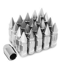 Load image into Gallery viewer, J2 Engineering Lug Nuts (M12 x 1.25) 20 Piece Set With Spiky or Open-End Cup - Black / Blue / Gold / Red / Silver Alternate Image