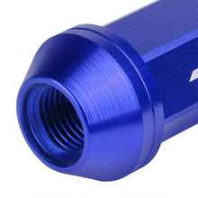 Load image into Gallery viewer, J2 Engineering Lug Nuts (M12 x 1.25) 20 Piece Set With Open Knurled or Triple Groove End - Black / Blue Red Alternate Image