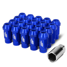 Load image into Gallery viewer, J2 Engineering Lug Nuts (M12 x 1.25) 20 Piece Set With Open Knurled End - Black / Blue / Gold / Red / Silver Alternate Image