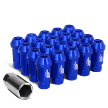 Load image into Gallery viewer, J2 Engineering Lug Nuts (M12 x 1.25) 20 Piece Set With Open Knurled End - Black / Blue / Gold / Red / Silver Alternate Image