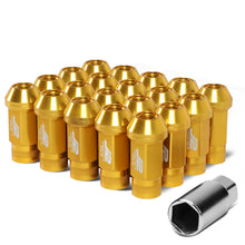 Load image into Gallery viewer, J2 Engineering Lug Nuts (M12 x 1.25) 20 Piece Set With Open Knurled End - Black / Blue / Gold / Red / Silver Alternate Image