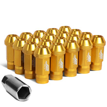 Load image into Gallery viewer, J2 Engineering Lug Nuts (M12 x 1.25) 20 Piece Set With Open Knurled End - Black / Blue / Gold / Red / Silver Alternate Image