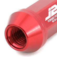 Load image into Gallery viewer, J2 Engineering Lug Nuts (M12 x 1.25) 20 Piece Set With Open Knurled End - Black / Blue / Gold / Red / Silver Alternate Image