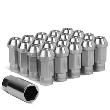 Load image into Gallery viewer, J2 Engineering Lug Nuts (M12 x 1.25) 20 Piece Set With Open Knurled End - Black / Blue / Gold / Red / Silver Alternate Image