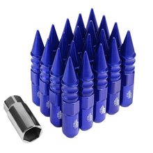 Load image into Gallery viewer, J2 Engineering Spike Lug Nuts (M12 x 1.25) 20 Piece Set With Open End - Black / Blue / Red (Copy) Alternate Image