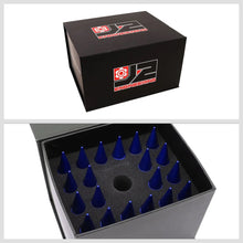 Load image into Gallery viewer, J2 Engineering Spike Lug Nuts (M12 x 1.25) 20 Piece Set With Open End - Black / Blue / Red (Copy) Alternate Image