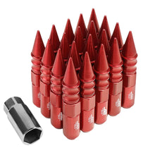 Load image into Gallery viewer, J2 Engineering Spike Lug Nuts (M12 x 1.25) 20 Piece Set With Open End - Black / Blue / Red (Copy) Alternate Image