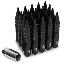 Load image into Gallery viewer, J2 Engineering Spiked Lug Nuts (M12 x 1.50) 20 Piece Open End and Spiked Cap Set - Black / Blue / Gold / Red / Silver Alternate Image