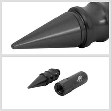 Load image into Gallery viewer, J2 Engineering Spiked Lug Nuts (M12 x 1.50) 20 Piece Open End and Spiked Cap Set - Black / Blue / Gold / Red / Silver Alternate Image