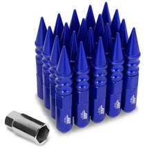 Load image into Gallery viewer, J2 Engineering Spiked Lug Nuts (M12 x 1.50) 20 Piece Open End and Spiked Cap Set - Black / Blue / Gold / Red / Silver Alternate Image