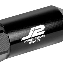 Load image into Gallery viewer, J2 Engineering Spike Lug Nuts (M12 x 1.25) 20 Piece Set With Open End - Black / Blue / Red (Copy) Alternate Image
