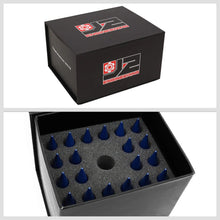 Load image into Gallery viewer, J2 Engineering Spike Lug Nuts (M12 x 1.25) 20 Piece Set With Open End - Black / Blue / Red (Copy) Alternate Image
