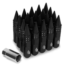 Load image into Gallery viewer, J2 Engineering Spiked Lug Nuts (M12 x 1.50) 20 Piece Open End and Spiked Cap Set - Black / Blue / Gold / Red / Silver Alternate Image
