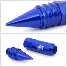 Load image into Gallery viewer, J2 Engineering Spiked Lug Nuts (M12 x 1.50) 20 Piece Open End and Spiked Cap Set - Black / Blue / Gold / Red / Silver Alternate Image