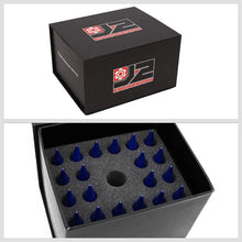 Load image into Gallery viewer, J2 Engineering Spiked Lug Nuts (M12 x 1.50) 20 Piece Open End and Spiked Cap Set - Black / Blue / Gold / Red / Silver Alternate Image