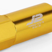 Load image into Gallery viewer, J2 Engineering Spiked Lug Nuts (M12 x 1.50) 20 Piece Open End and Spiked Cap Set - Black / Blue / Gold / Red / Silver Alternate Image