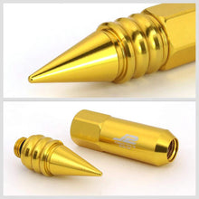 Load image into Gallery viewer, J2 Engineering Spiked Lug Nuts (M12 x 1.50) 20 Piece Open End and Spiked Cap Set - Black / Blue / Gold / Red / Silver Alternate Image