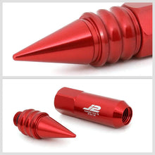 Load image into Gallery viewer, J2 Engineering Spiked Lug Nuts (M12 x 1.50) 20 Piece Open End and Spiked Cap Set - Black / Blue / Gold / Red / Silver Alternate Image