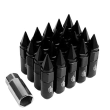 Load image into Gallery viewer, J2 Engineering Spike Lug Nuts (M12 x 1.25) 20 Piece Set With Open End - Black / Blue / Red (Copy) Alternate Image