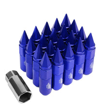 Load image into Gallery viewer, J2 Engineering Spike Lug Nuts (M12 x 1.25) 20 Piece Set With Open End - Black / Blue / Red (Copy) Alternate Image