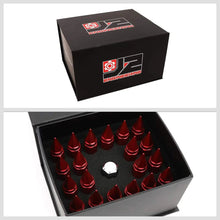 Load image into Gallery viewer, J2 Engineering Spike Lug Nuts (M12 x 1.25) 20 Piece Set With Open End - Black / Blue / Red (Copy) Alternate Image