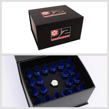 Load image into Gallery viewer, J2 Engineering Spiked Lug Nuts (M12 x 1.50) 20 Piece Open End and Spiked Cap Set - Black / Blue / Gold / Red / Silver Alternate Image