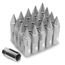 Load image into Gallery viewer, J2 Engineering Spiked Lug Nuts (M12 x 1.50) 20 Piece Open End and Spiked Cap Set - Black / Blue / Gold / Red / Silver Alternate Image