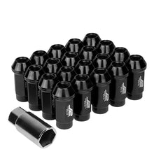 Load image into Gallery viewer, J2 Engineering Lug Nuts (M12 x 1.25) 20 Piece Set With Closed End - Black / Blue Red Alternate Image