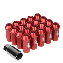 Load image into Gallery viewer, J2 Engineering Lug Nuts (M12 x 1.25) 20 Piece Set With Closed End - Black / Blue Red Alternate Image